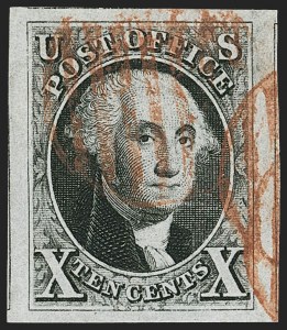 Sale Number 1231, Lot Number 7, 1847 Issue and 1875 Reproduction (Scott 1-4)