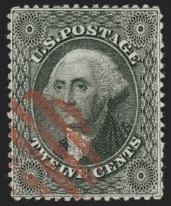 Sale 1231, Lot 73, 1857-60 Issue and 1875 Reprint (Scott 18-47)