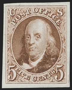 Sale 1231, Lot 9, 1847 Issue and 1875 Reproduction (Scott 1-4)