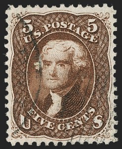 Sale Number 1231, Lot Number 93, 1861-66 Issue (Scott 62B-78)