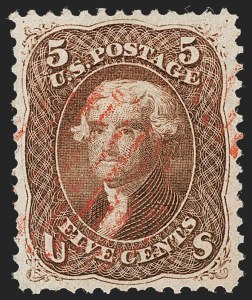 Sale 1231, Lot 94, 1861-66 Issue (Scott 62B-78)