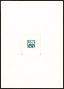 Sale 1232, Lot 1027, Essays, Proofs and Specimens