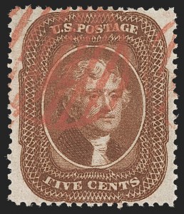 Sale 1232, Lot 1085, 1851-60 Issues (Scott 5-47)