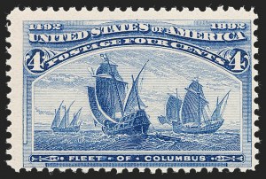 Sale 1232, Lot 1158, 1893 Columbian Issue (Scott 230-245)