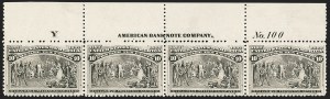 Sale 1232, Lot 1163, 1893 Columbian Issue (Scott 230-245)