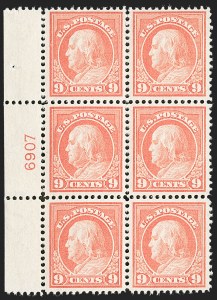 Sale 1232, Lot 1292, 1912-15 Washington-Franklin Issues (Scott 405-461)
