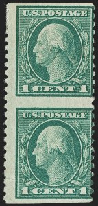 Sale 1232, Lot 1296, 1912-15 Washington-Franklin Issues (Scott 405-461)