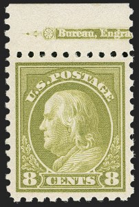 Sale 1232, Lot 1301, 1912-15 Washington-Franklin Issues (Scott 405-461)