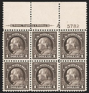 Sale 1232, Lot 1345, 1916-17 Issues (Scott 462-550)