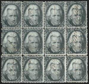 Sale 1232, Lot 1587, Specialized 2c Black Jack Collection: Stamps