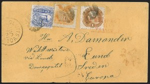 Sale 1232, Lot 1641, 1868 Grilled Issue thru 1869 Pictorial Issue