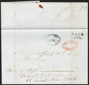 Sale 1232, Lot 1692, Boyd's Local Post Specialized Collection: Stampless, Conjunctive Uses