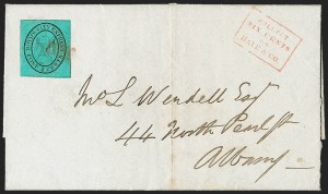 Sale 1232, Lot 1697, Boyd's Local Post Specialized Collection: Stampless, Conjunctive Uses