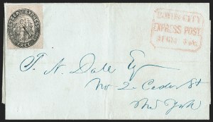 Sale 1232, Lot 1698, Boyd's Local Post Specialized Collection: Stampless, Conjunctive Uses
