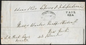 Sale 1232, Lot 1706, Boyd's Local Post Specialized Collection: Stampless, Conjunctive Uses