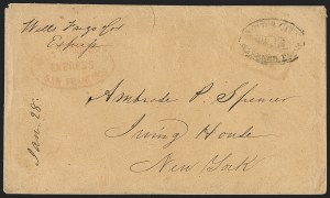 Sale 1232, Lot 1708, Boyd's Local Post Specialized Collection: Stampless, Conjunctive Uses