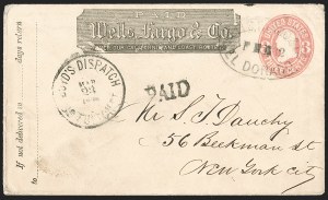 Sale 1232, Lot 1710, Boyd's Local Post Specialized Collection: Stampless, Conjunctive Uses