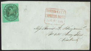 Sale 1232, Lot 1712, Boyd's Local Post Specialized Collection: Eagle and Globe Issues