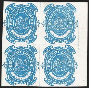 Sale 1232, Lot 1734, Boyd's Local Post Specialized Collection: Eagle and Globe Issues