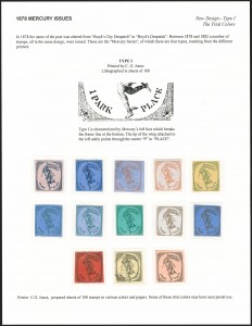 Sale 1232, Lot 1739, Boyd's Local Post Specialized Collection: Mercury Series, Postal Stationery, Balances