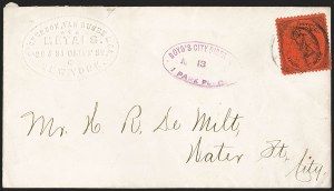 Sale 1232, Lot 1740, Boyd's Local Post Specialized Collection: Mercury Series, Postal Stationery, Balances