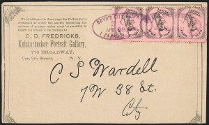 Sale 1232, Lot 1742, Boyd's Local Post Specialized Collection: Mercury Series, Postal Stationery, Balances