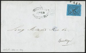 Sale 1232, Lot 1757, Local Posts and Independent Mails: Brainard thru Eagle City Post