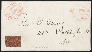 Sale 1232, Lot 1772, Local Posts and Independent Mails: Brainard thru Eagle City Post