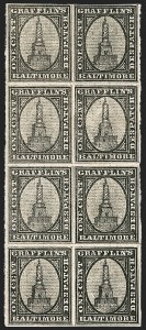 Sale 1232, Lot 1781, Local Posts and Independent Mails: Floyd's thru Moody's