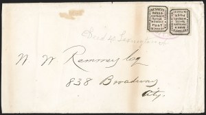 Sale 1232, Lot 1785, Local Posts and Independent Mails: Floyd's thru Moody's