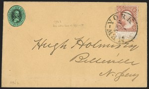 Sale 1232, Lot 1801, Local Posts and Independent Mails: Overton thru Westtown, Balances