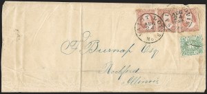 Sale 1232, Lot 1810, Local Posts and Independent Mails: Overton thru Westtown, Balances
