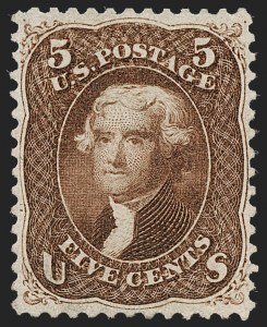 Sale 1234, Lot 103, 1861-66 Issue (Scott 56-78)