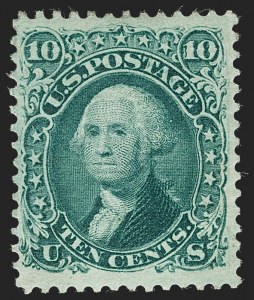 Sale 1234, Lot 120, 1867-68 Grilled Issue and 1875 Re-Issue of 1861-66 Issue (Scott 81-111)