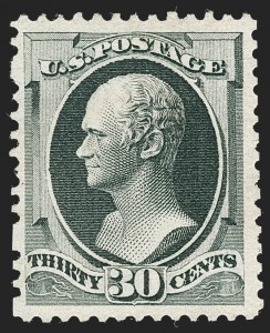 Sale 1234, Lot 186, 1875 Continental Bank Note Co. Hard Paper Special Printing (Scott 167-181)