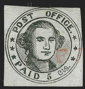 Sale 1234, Lot 2, Postmasters' Provisionals