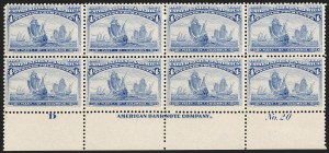 Sale 1234, Lot 248, 1893 Columbian Issue (Scott 230-245)