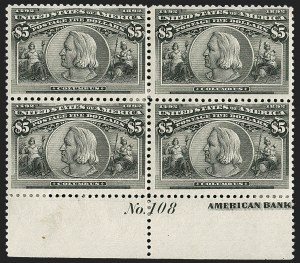 Sale 1234, Lot 269, 1893 Columbian Issue (Scott 230-245)
