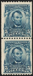 Sale 1234, Lot 295, 1902-08 Issues including Rare Coils (Scott 308-322)