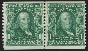 Sale 1234, Lot 297, 1902-08 Issues including Rare Coils (Scott 308-322)