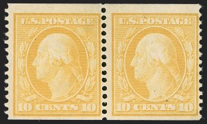 Sale 1234, Lot 310, 1908-10 Washington-Franklin Issues including Bluish Paper (Scott 356-365)
