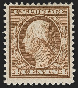 Sale 1234, Lot 314, 1908-10 Washington-Franklin Issues including Bluish Paper (Scott 356-365)