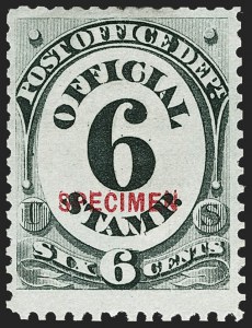 Sale 1234, Lot 439, Official Special Printings (Interior, Justice, Navy, Post Office)