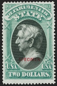 Sale 1234, Lot 447, Official Special Printings (State, Treasury, War)