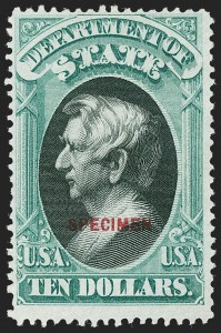 Sale 1234, Lot 449, Official Special Printings (State, Treasury, War)