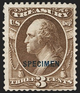 Sale 1234, Lot 452, Official Special Printings (State, Treasury, War)