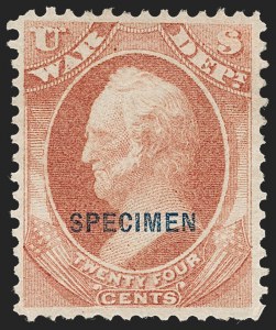 Sale 1234, Lot 466, Official Special Printings (State, Treasury, War)