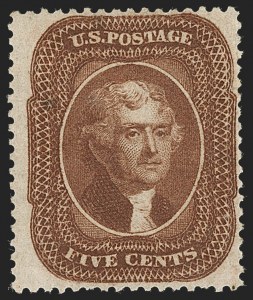 Sale 1234, Lot 51, 1857-60 Issue (Scott 18-39)