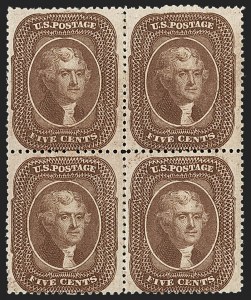 Sale 1234, Lot 54, 1857-60 Issue (Scott 18-39)