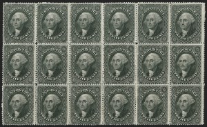 Sale 1234, Lot 63, 1857-60 Issue (Scott 18-39)